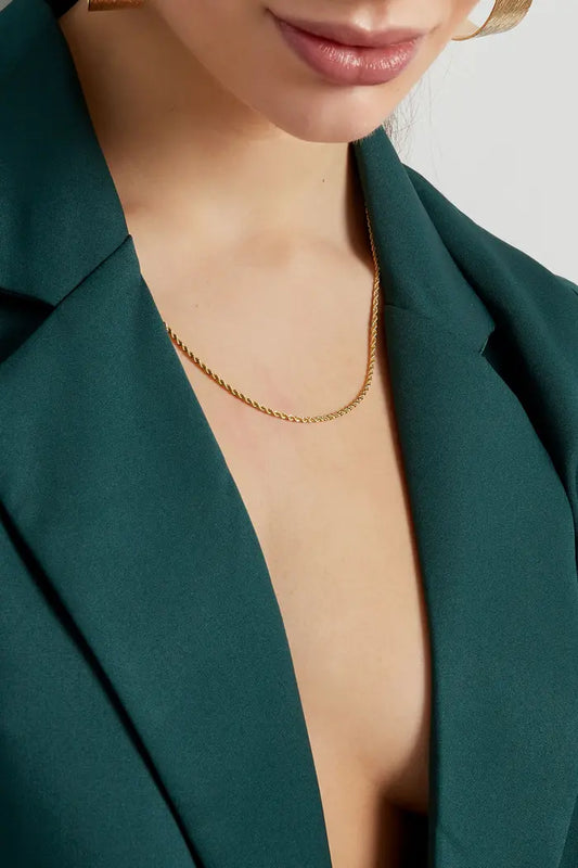 Colier unisex auriu/argintiu - “Divine”