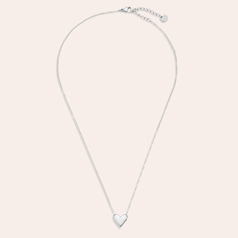 Colier argintiu/auriu cu inimioara - Secret Crush