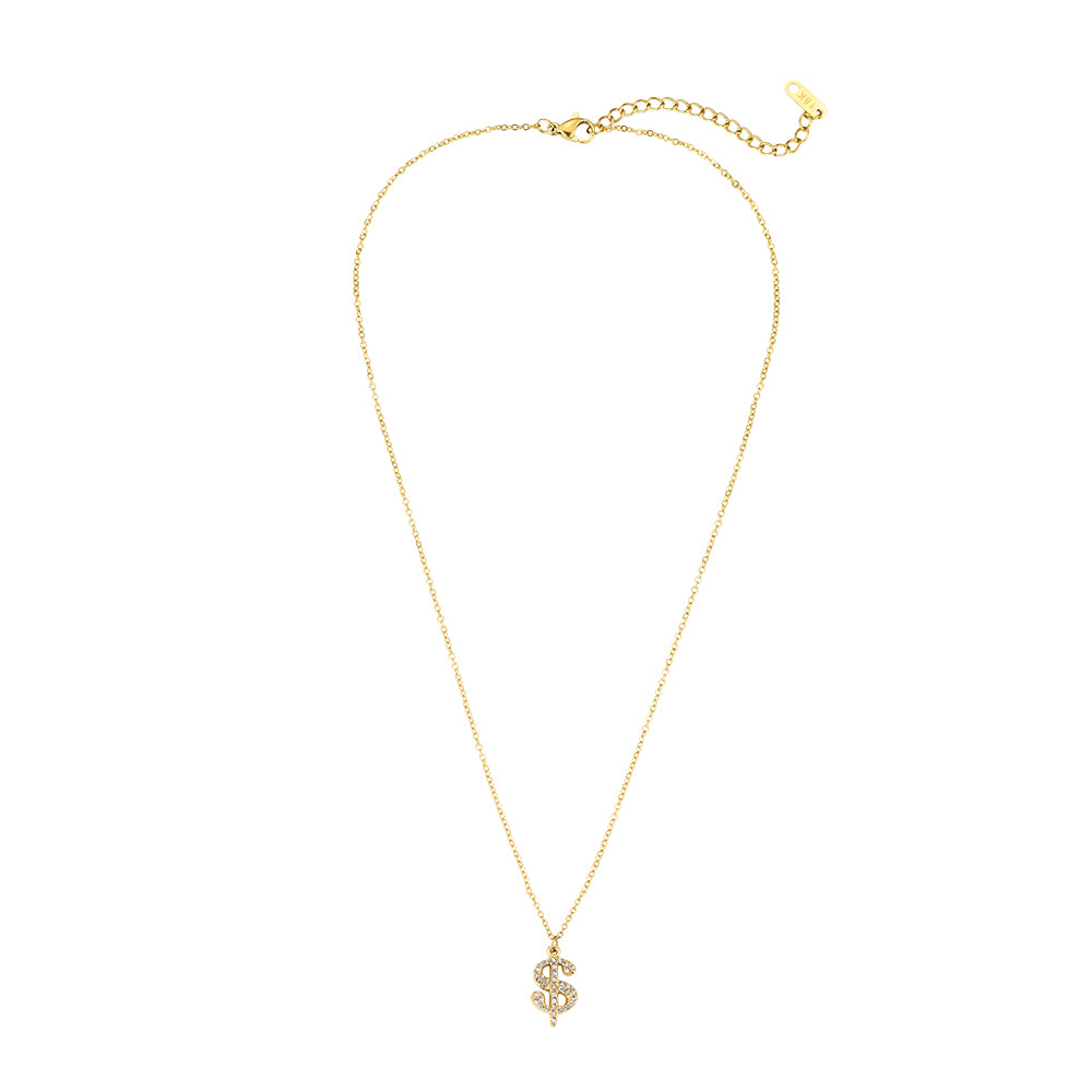 Colier auriu - "Rich Bi$h"