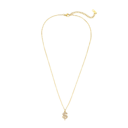 Colier auriu - "Rich Bi$h"