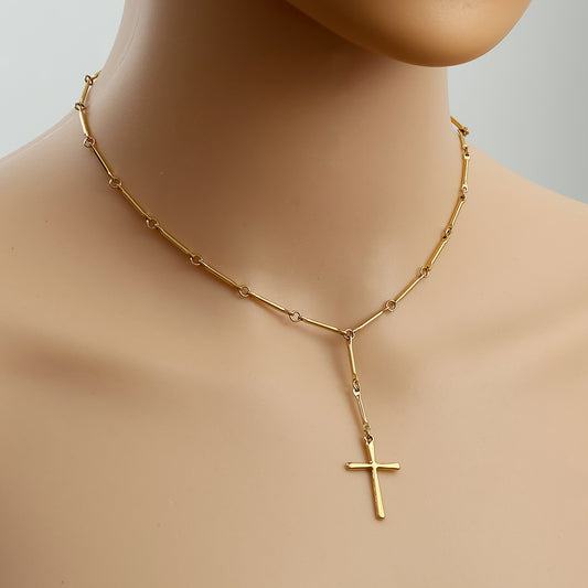 Colier auriu / argintiu - 'Sacra'