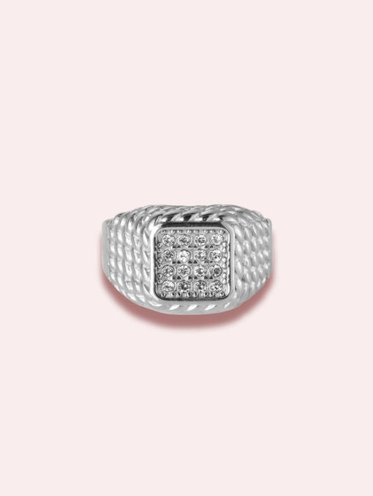 Inel auriu/argintiu - "Kiss the Ring"