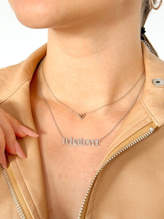 Colier auriu/argintiu - Whatever