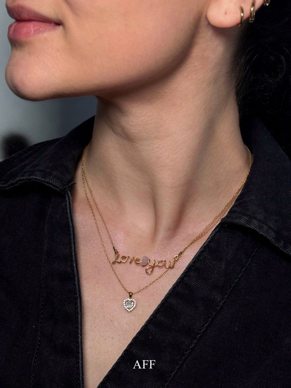 My Heartbeat - Colier din argint 925 cu cristale zirconia