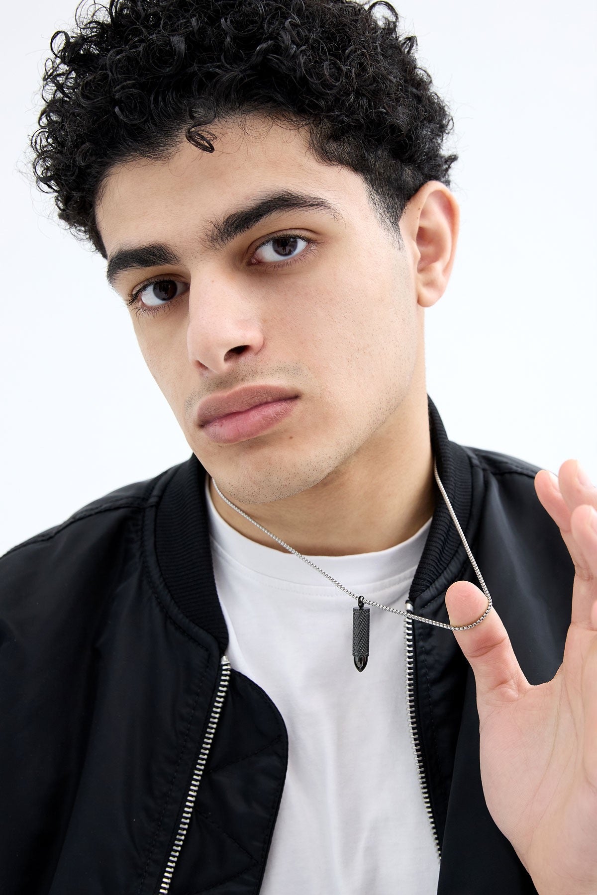 Colier barbati cu pandantiv - “Bullet”