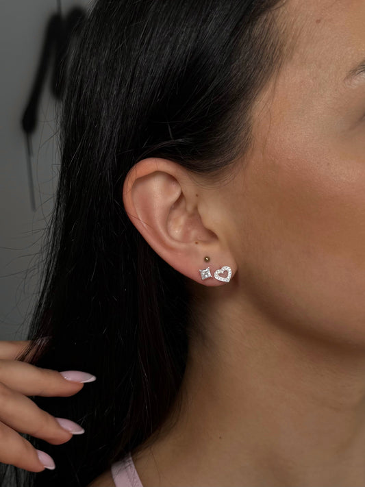 Lover’s Touch - Cercei argint 925 si cristale zirconia