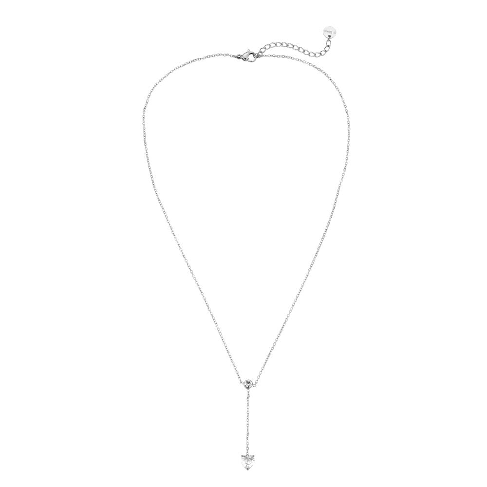 Colier auriu / argintiu - "Lover's Pendulum”