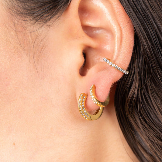 Cercel earcuff - "Too Pretty to Care" (1 buc)