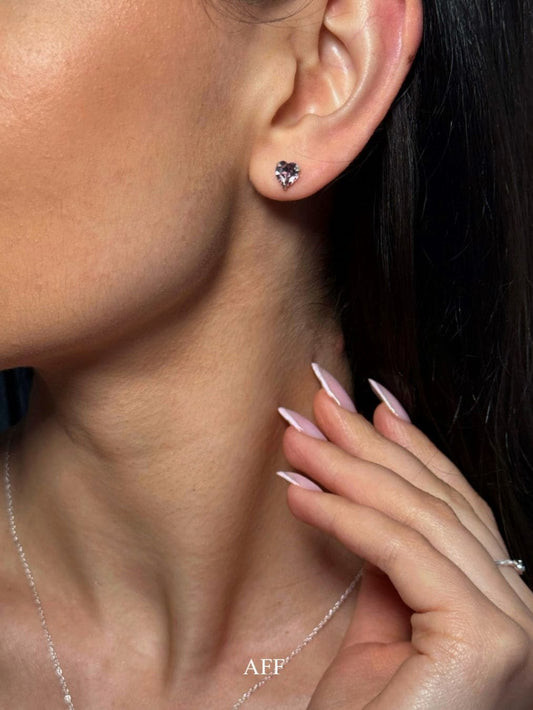 Pretty Attached - Cercei mici argint 925 si cristal zirconia