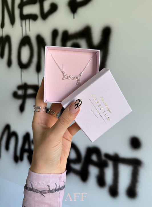 Colier handmade personalizat ARGINTIU - “One of a Kind”