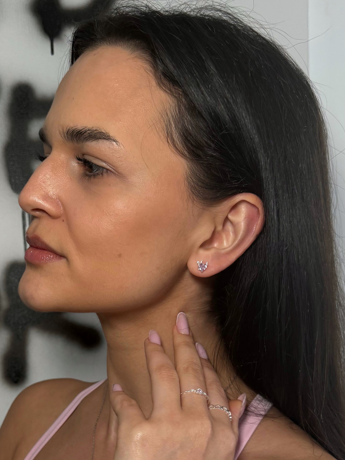 She's Trouble - Cercei argint 925 cu cristale zirconia