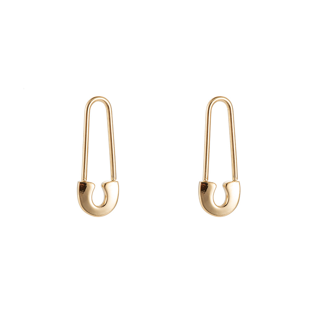 Cercei aurii/argintii - "Cute but Armed"