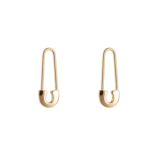 Cercei aurii/argintii - "Cute but Armed"