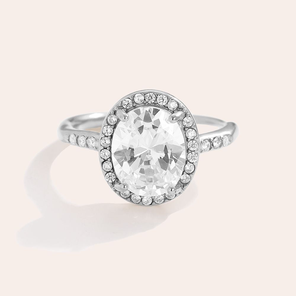 Inel argintiu ajustabil - "Left Him, Kept the Ring"