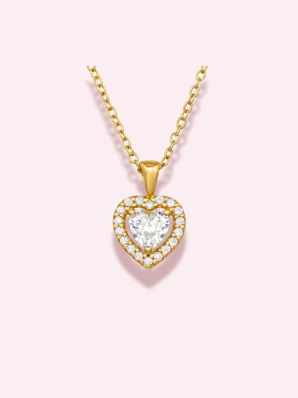 My Heartbeat - Colier din argint 925 cu cristale zirconia