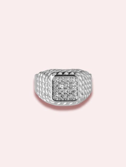Inel auriu/argintiu - "Kiss the Ring"