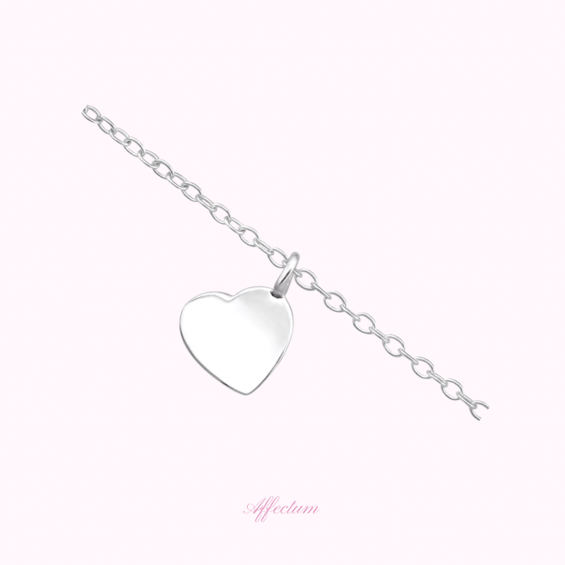 Take my heart - Bratara din argint 925