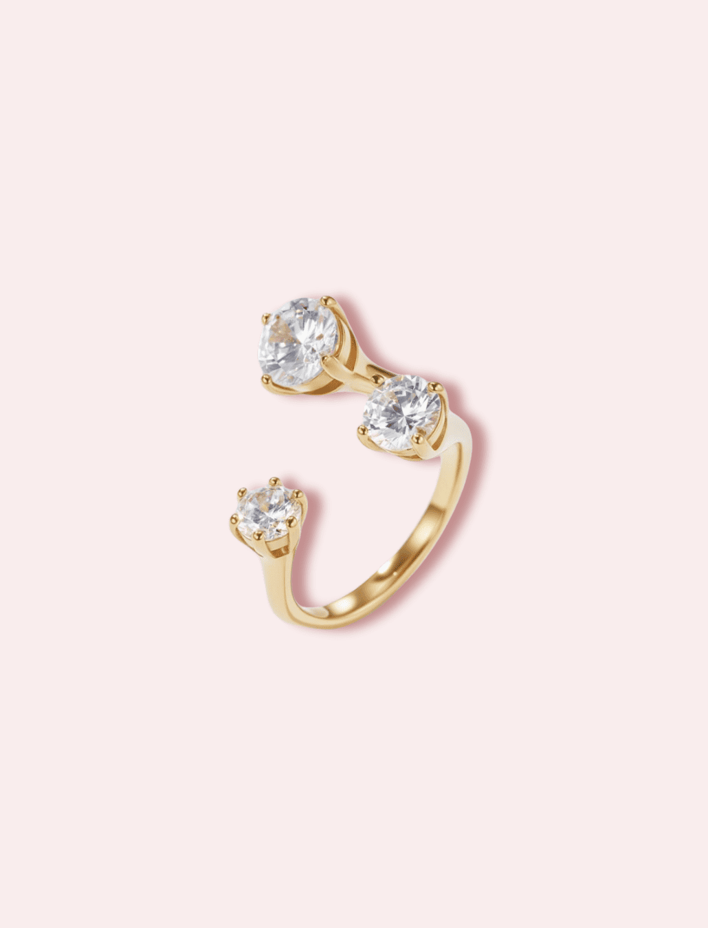 Forever Spoiled - inel ajustabil auriu/argintiu