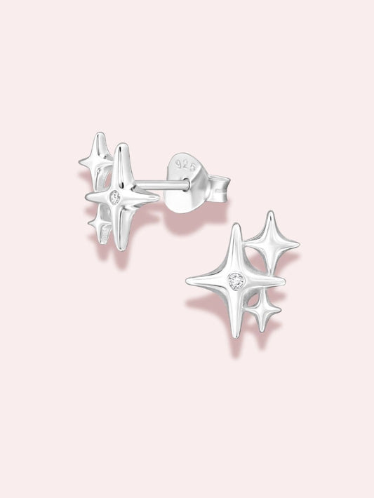 Midnight Kiss - Cercei argint 925 si cristale zirconia
