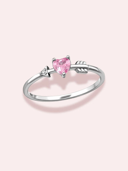 Love shot - Inel din argint 925 cu cristal zirconia
