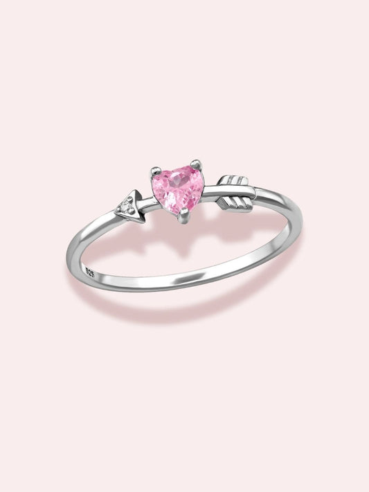 Love shot - Inel din argint 925 cu cristal zirconia