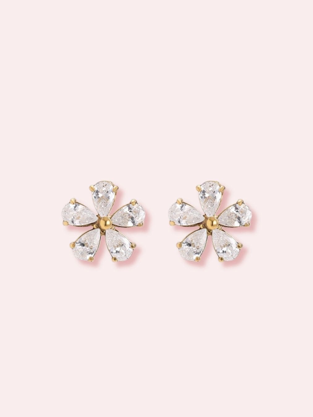 Flowers Before Boys - cercei cu cristale zirconia