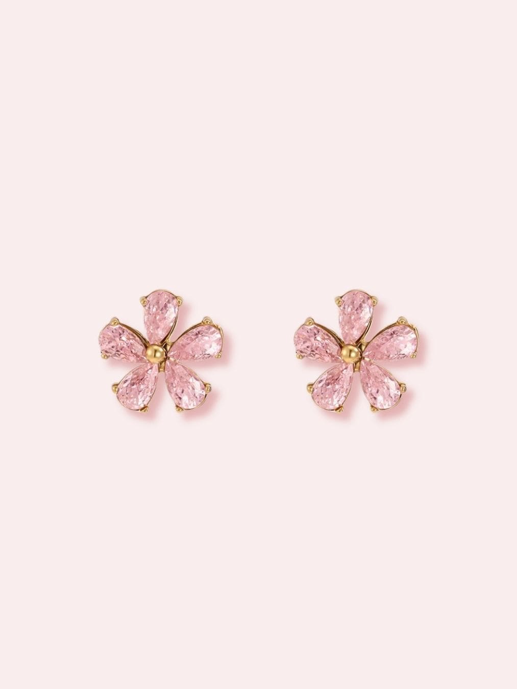 Flowers Before Boys - cercei cu cristale zirconia
