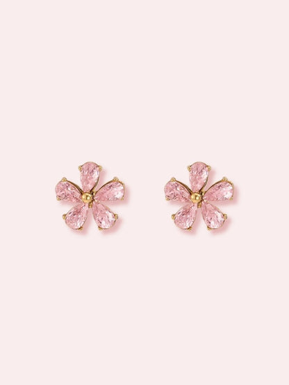 Flowers Before Boys - cercei cu cristale zirconia