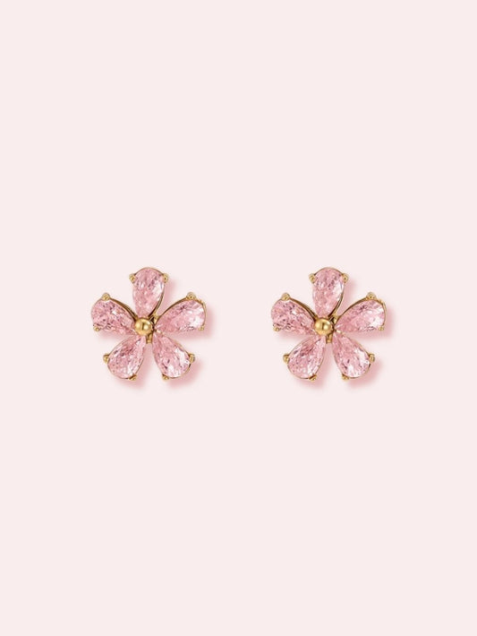 Flowers Before Boys - cercei cu cristale zirconia