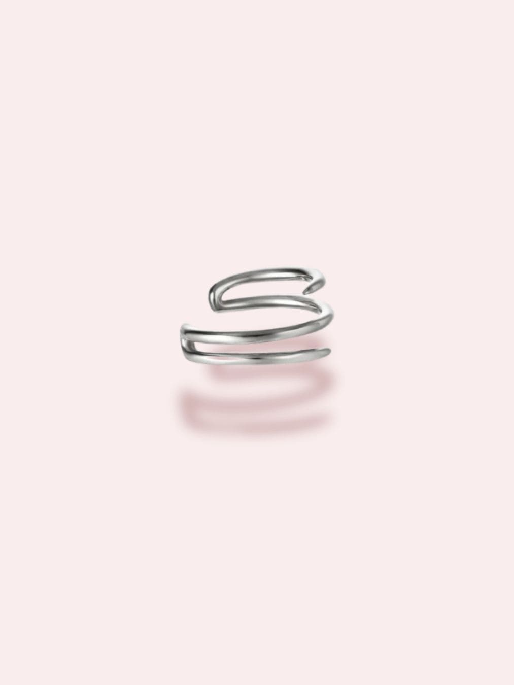 EAR CUFF auriu/argintiu - "Hold me tight" (1 buc)