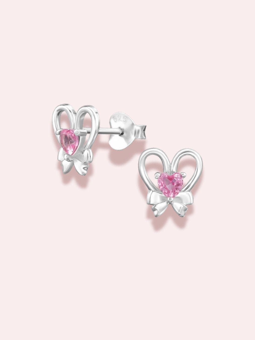 Blush Crush - Cercei mici argint 925 si cristal zirconia