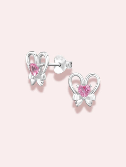 Blush Crush - Cercei mici argint 925 si cristal zirconia