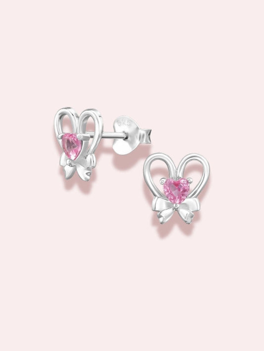 Blush Crush - Cercei mici argint 925 si cristal zirconia