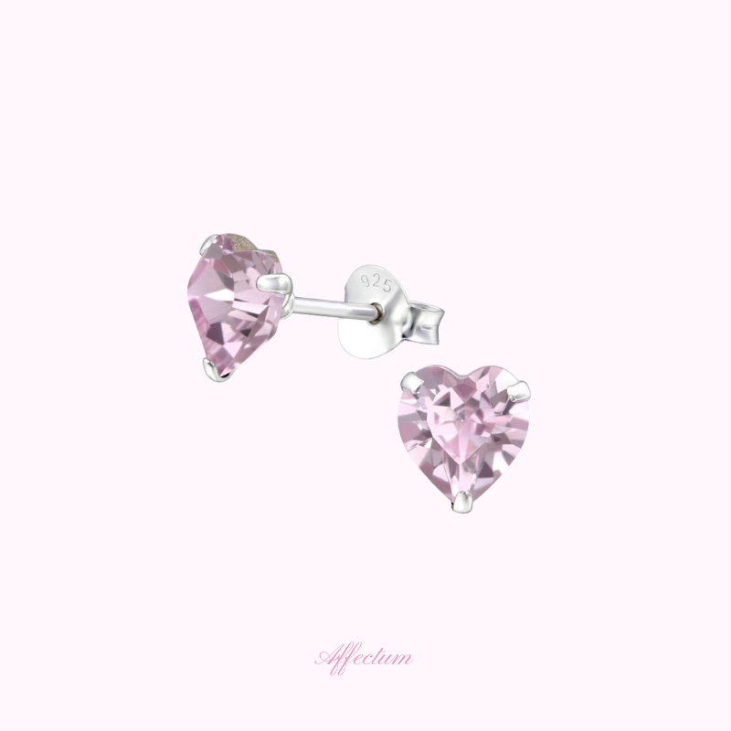 Pretty Attached - Cercei mici argint 925 si cristal zirconia