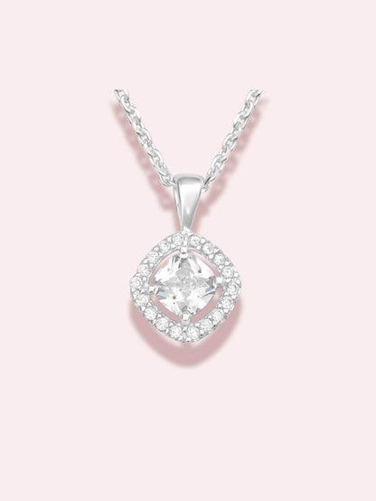 Becoming Her - Colier din argint 925 cu cristale zirconia