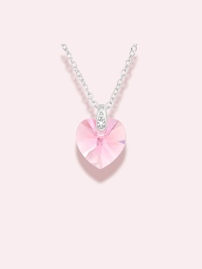 My heart, My Rules - Colier din argint 925 si cristal zirconia