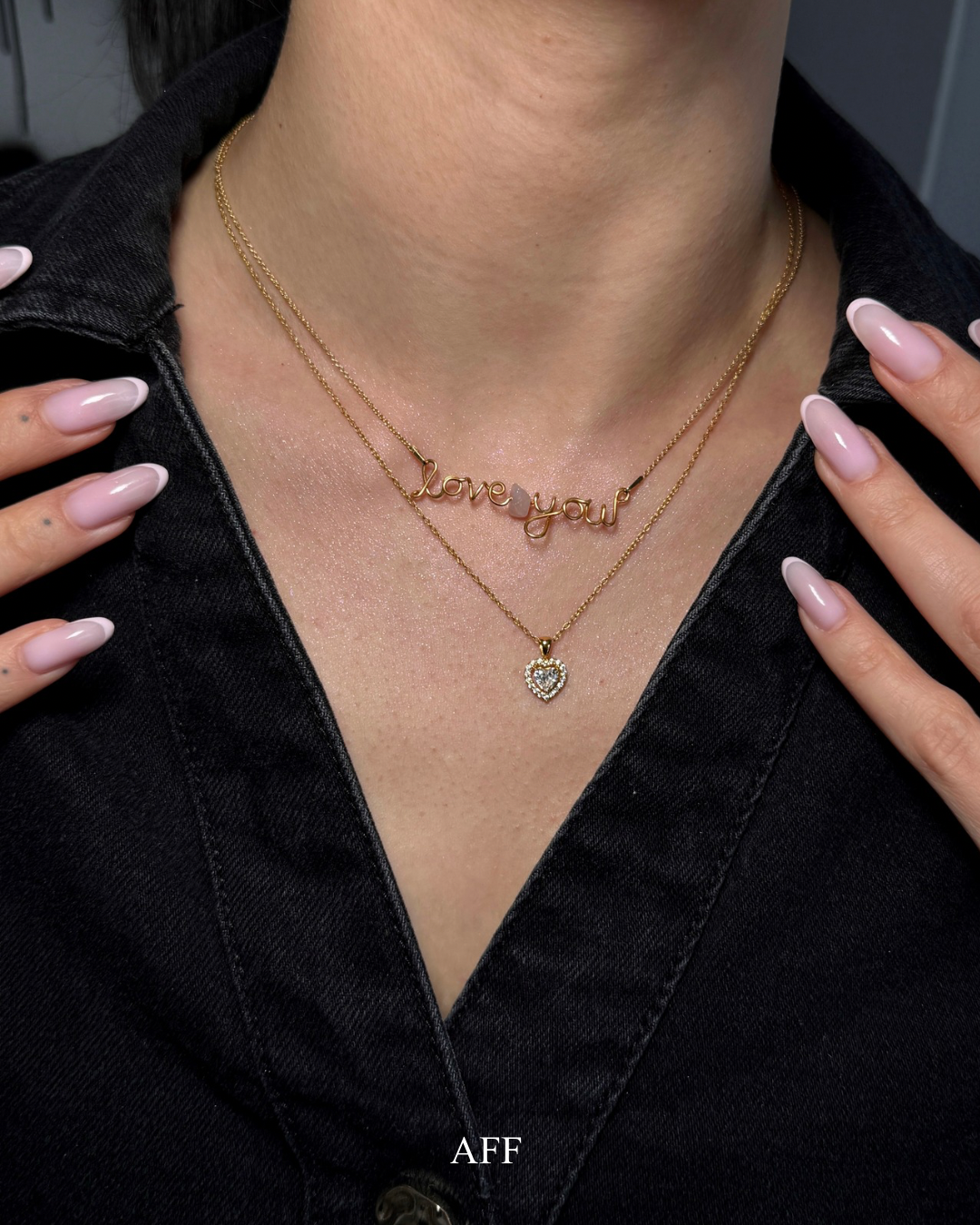 My Heartbeat - Colier din argint 925 cu cristale zirconia