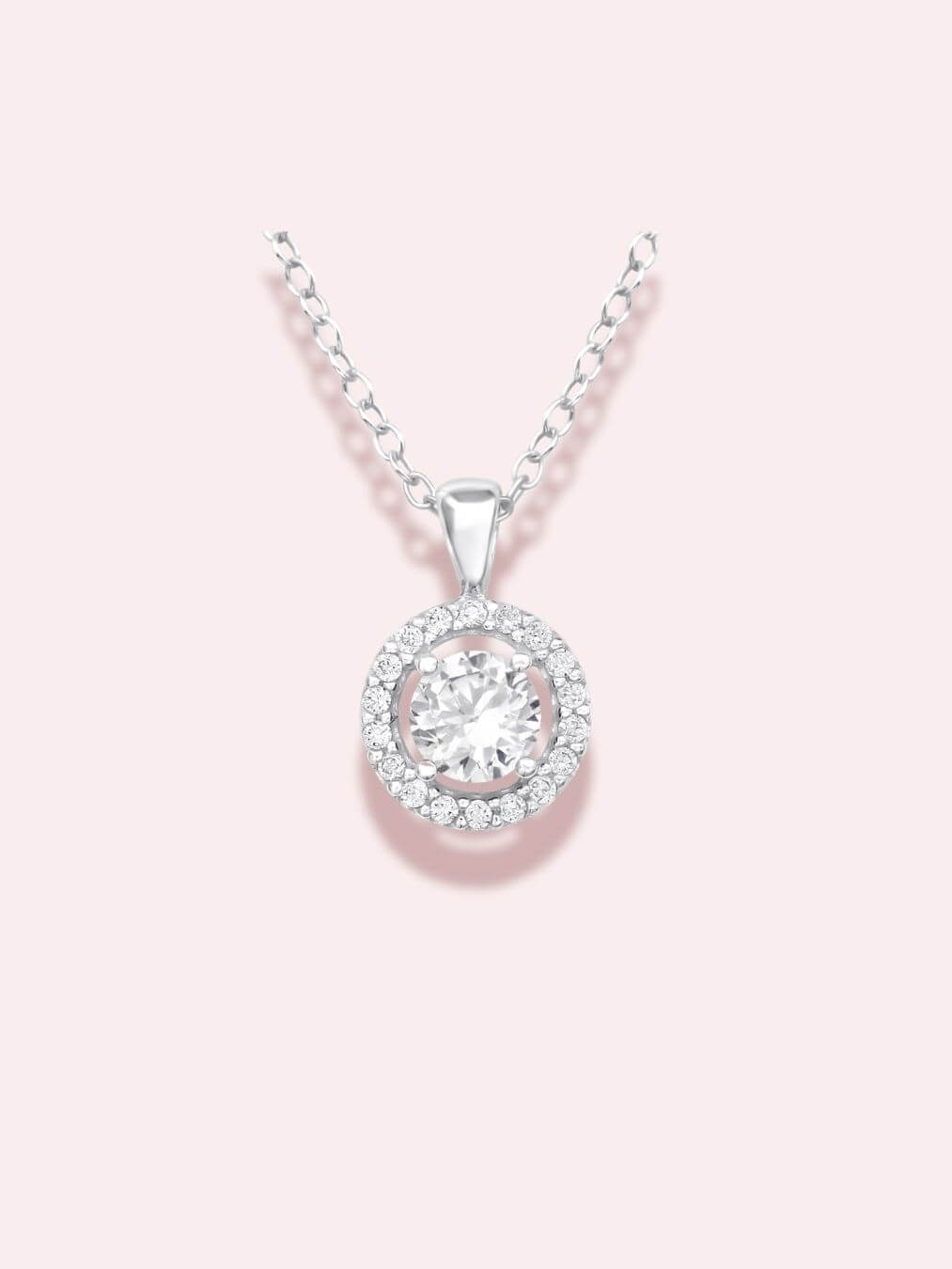 Queen Today - Colier din argint 925 cu cristale zirconia