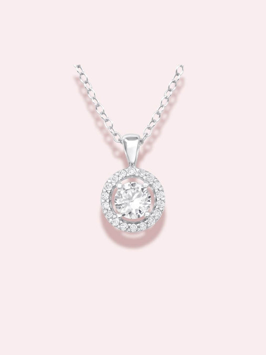 Queen Today - Colier din argint 925 cu cristale zirconia