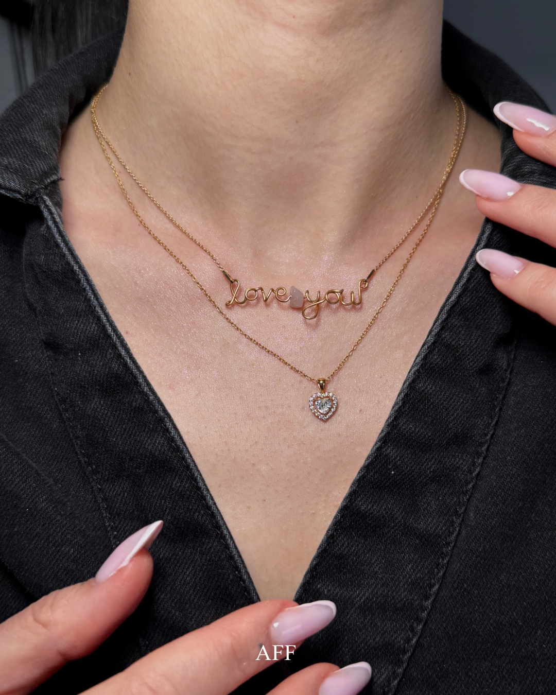 My Heartbeat - Colier din argint 925 cu cristale zirconia