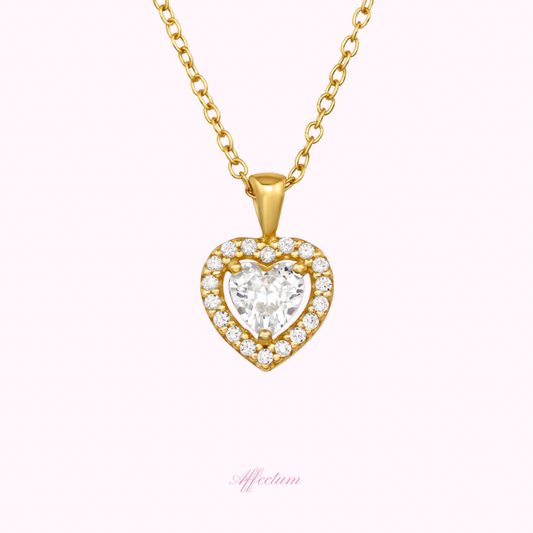 My Heartbeat - Colier din argint 925 cu cristale zirconia