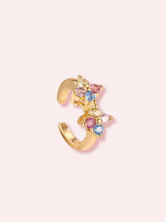 Petals & Stardust - earcuff multicolor