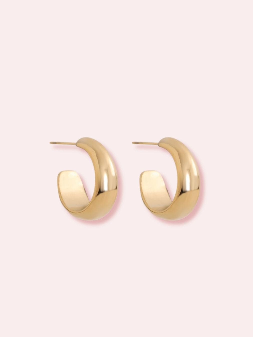 Golden Mornings - cercei hoops aurii