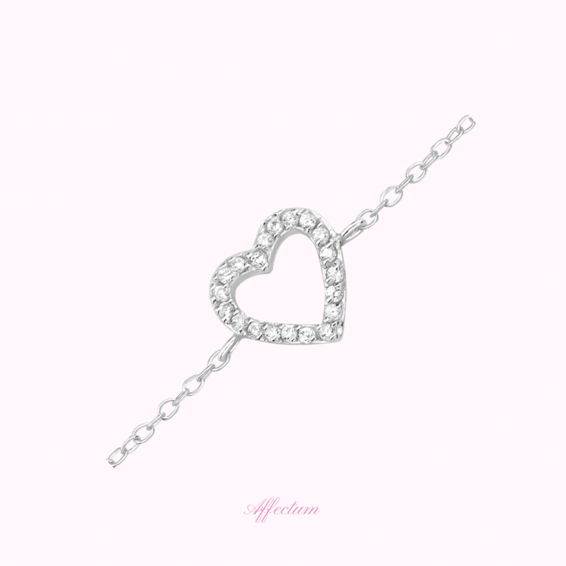 Close to my heart - Bratara din argint 925 cu cristale zirconia