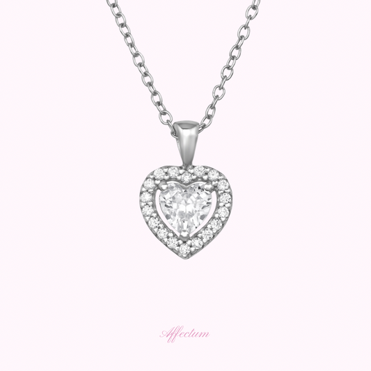 My Heartbeat - Colier din argint 925 cu cristale zirconia