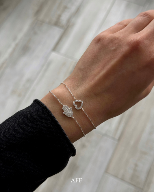 Protected - Bratara din argint 925 cu cristale zirconia