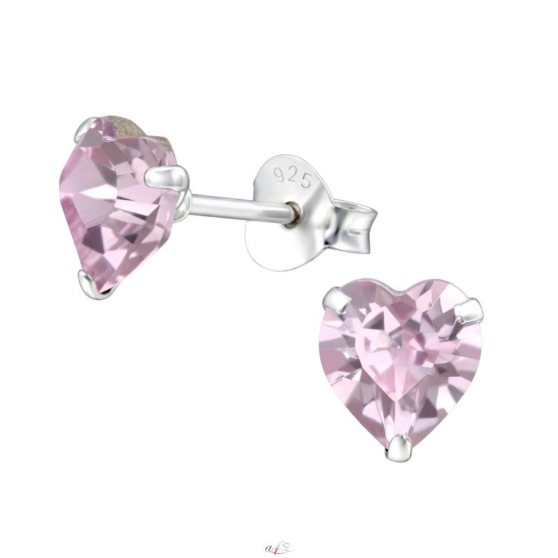 Pretty Attached - Cercei mici argint 925 si cristal zirconia
