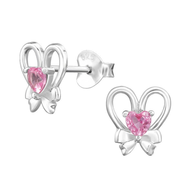 Blush Crush - Cercei mici argint 925 si cristal zirconia