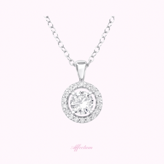 Queen Today - Colier din argint 925 cu cristale zirconia