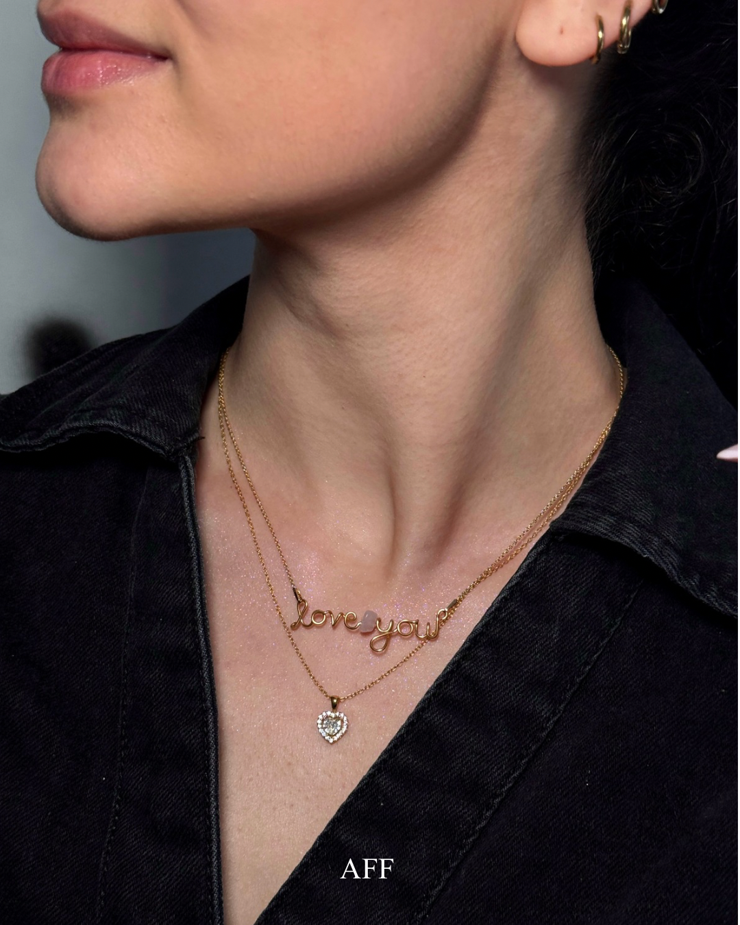 My Heartbeat - Colier din argint 925 cu cristale zirconia